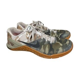 Nike‎ Metcon 4 Army Camo Sneakers Shoes Mens US 8 Green Trainers AH7453-300